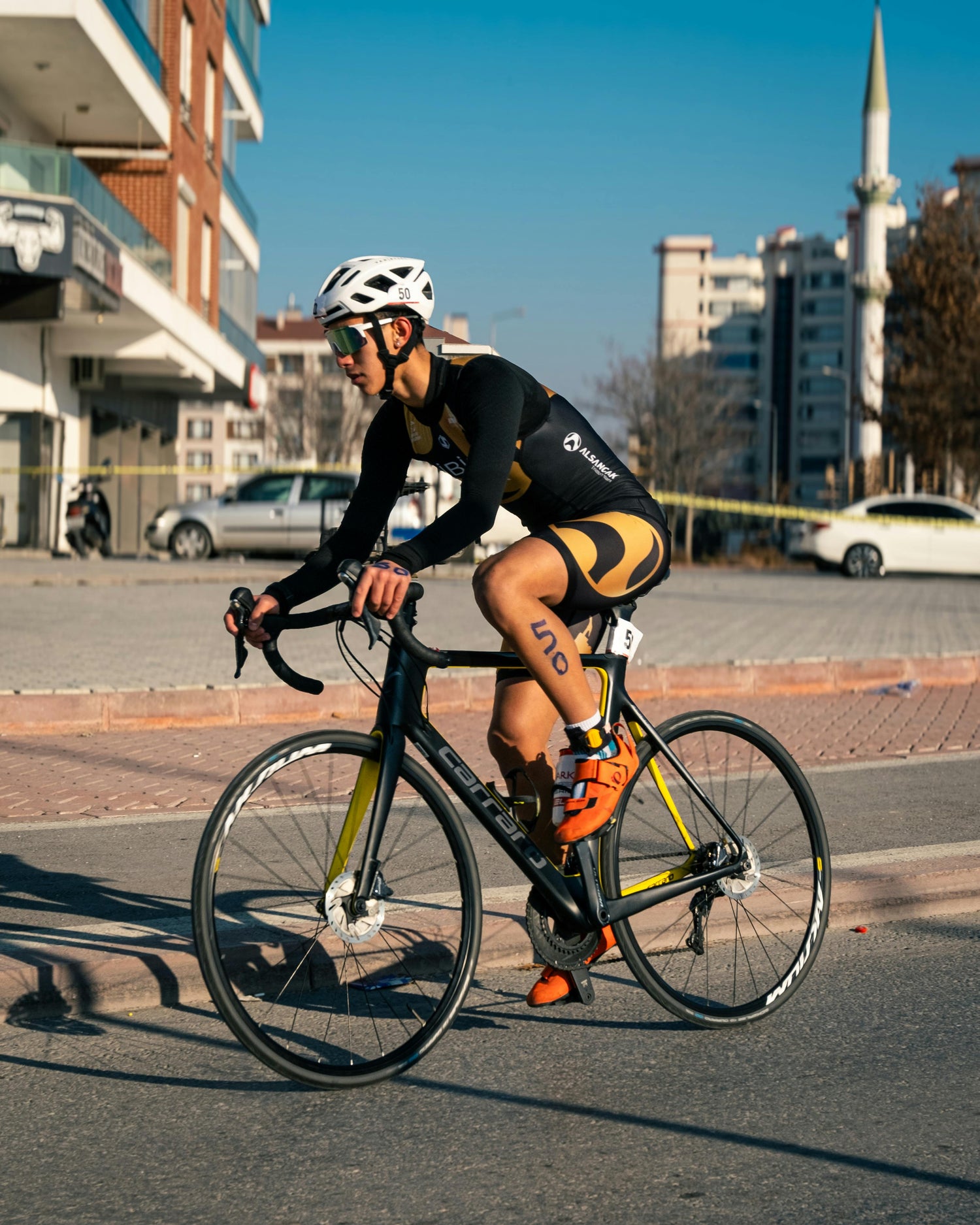 cyclist on bike