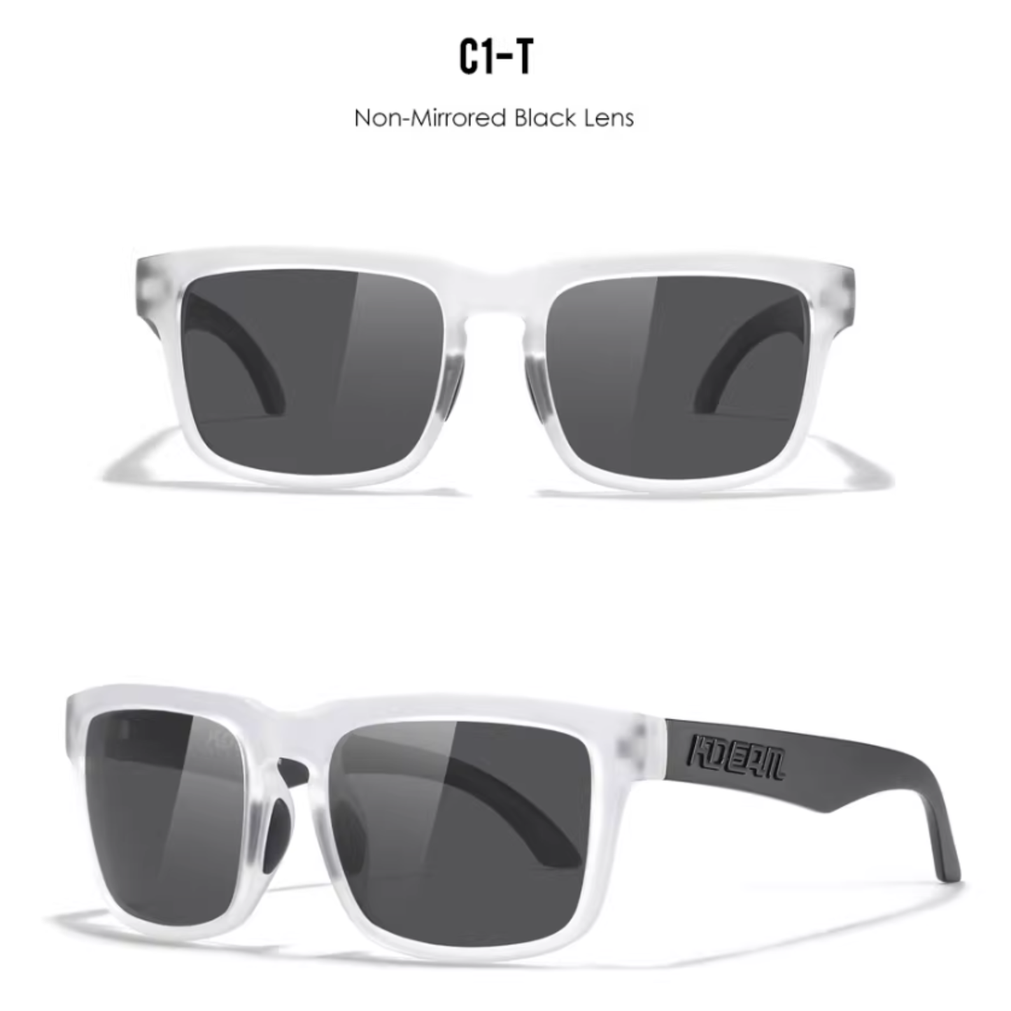 KDEAM Square Outdoor Polarized Sunglasses - Unisex