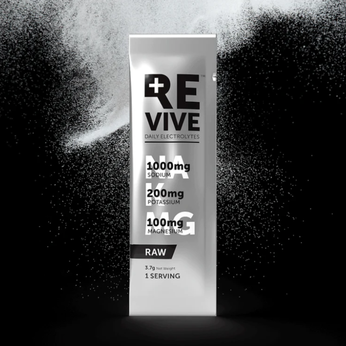 Revive Daily Electrolytes Lemon Lime single sachet - 1000mg Sodium, 200mg Potassium, 100mg Magnesium, 6.2g 1 Serving