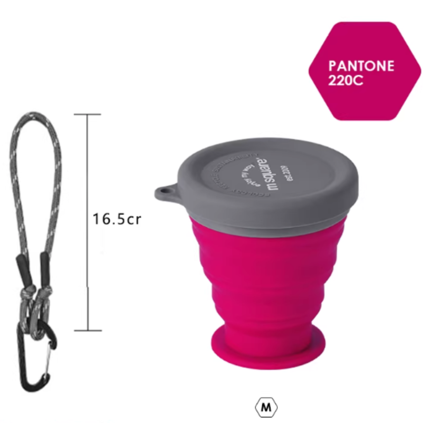 Collapsible Silicone Travel Cup - Portable Folding Outdoor Camping Mug 200ml/500ml