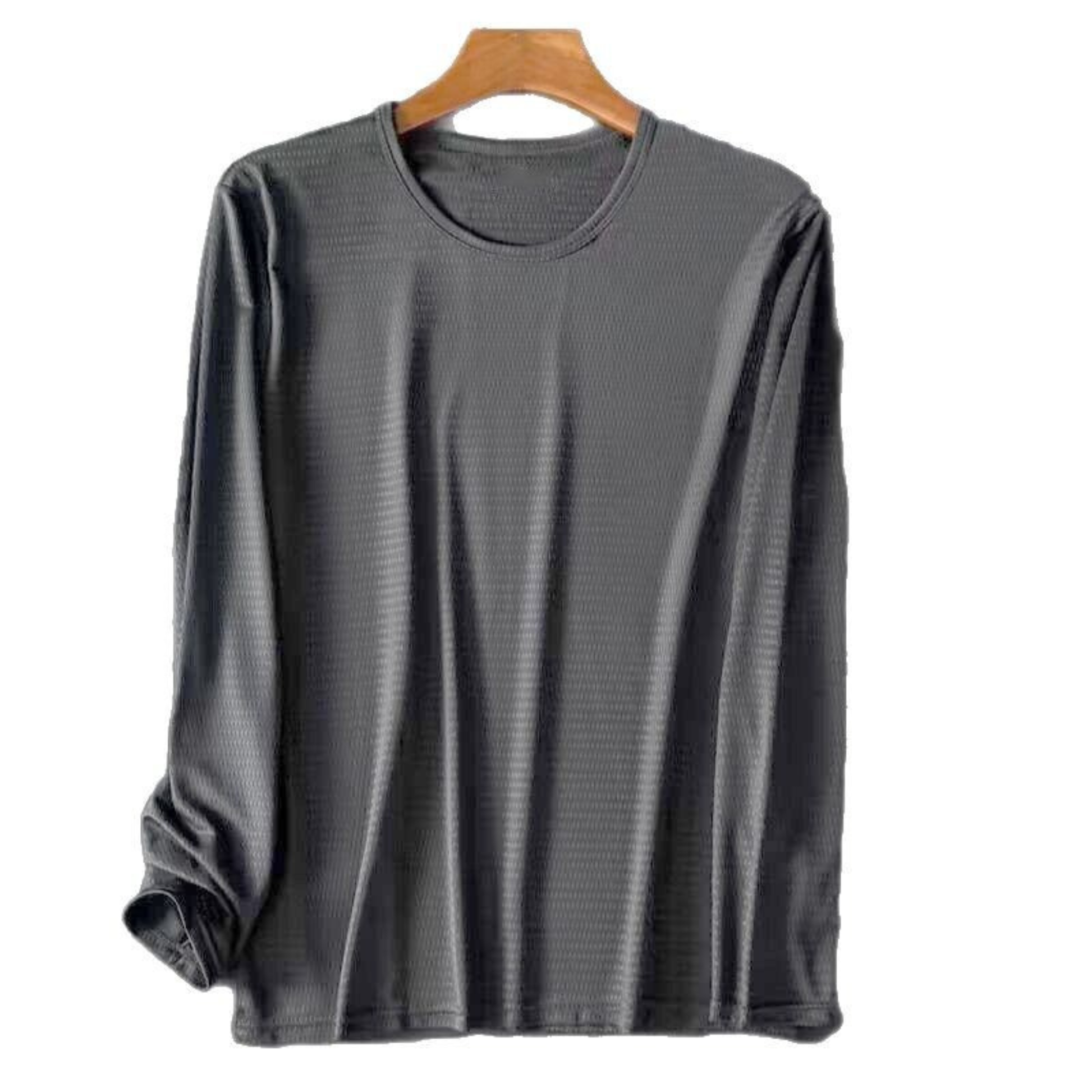 Men's Breathable Long-Sleeve T-Shirt - White