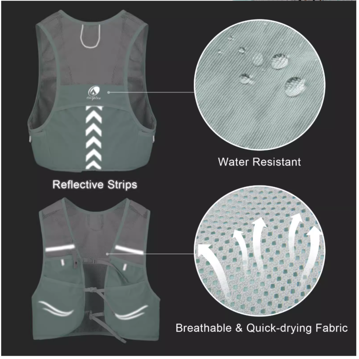 Lightweight Running Hydration Vest