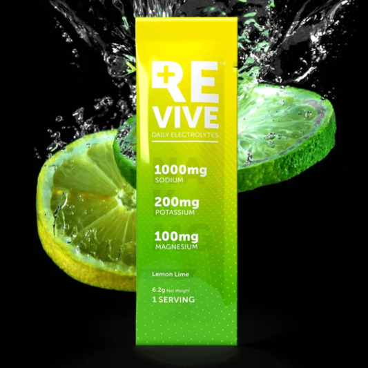 Revive Daily Electrolytes RAW unflavoured single sachet - 1000mg Sodium, 200mg Potassium, 100mg Magnesium, 3.7g 1 Serving