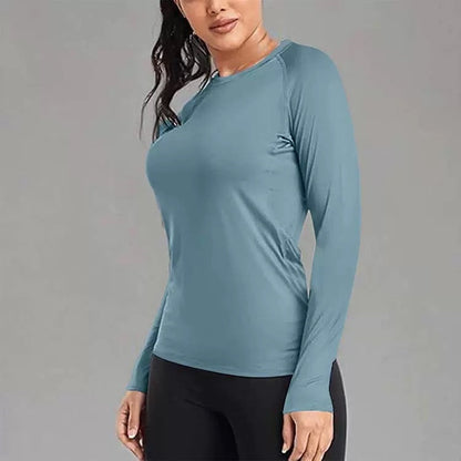 Women's  Base Layer Round Neck Slim Top