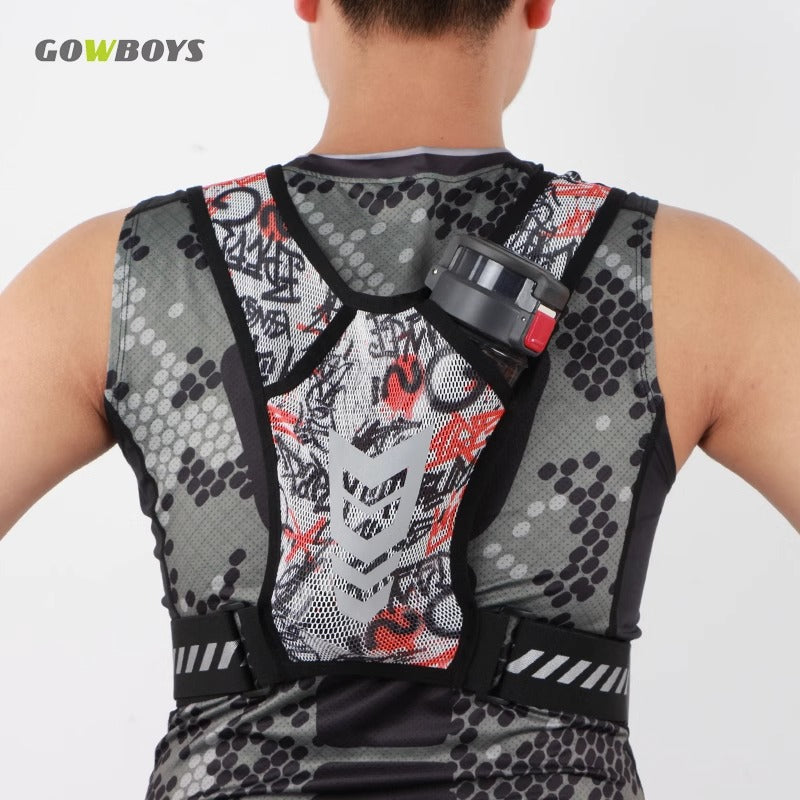 Lightweight Running Phone Vest – Black