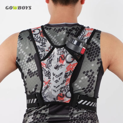 Lightweight Running Phone Vest – Black